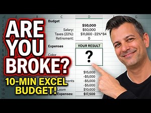Build a Budget in Excel in 10 Minutes — and See If You're Actually Broke