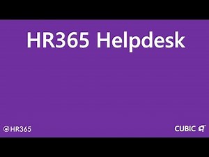 HR365 Help Desk