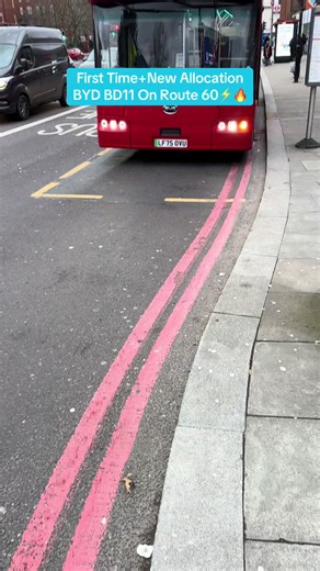 Arriva London's New EDF79 Bus Takes Route 60