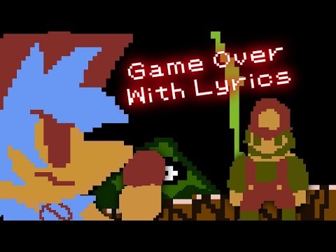 Fnf Game Over With Lyrics | SMB. FUNK MIX: GAME OVER Cover | Friday Night Funkin Lyrics