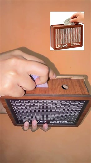 Wooden mini bank 🏦