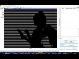 Bad Apple but it's Java JList