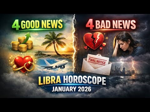 Libra January 2026: 4 Good News & 4 Bad News