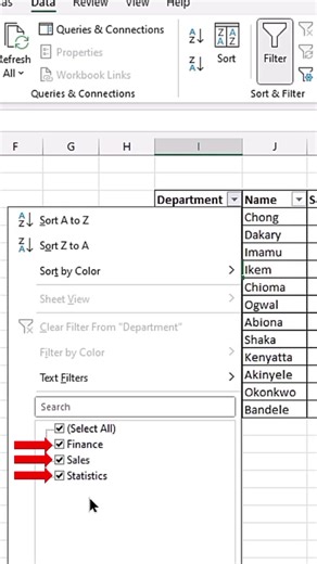 Do Text Filters In Excel HCL #exceltutorial #exceltips #exceltricks