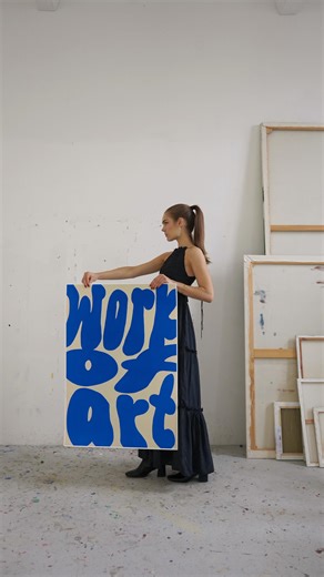 Jette on Instagram: "Werbung // Meine Fine Art Prints von meinem Typo Bild ‚Work of Art’ sind jetzt erhältlich. Für alle leeren Wände, die noch ein Kunstwerk gebrauchen könnten. Link in meiner Bio & Story. 70 x 100 cm Limited to 200 Prints Glicée print on 320mg Hahnemühle Photo Rag Each print is digitally numbered and signed // Working on international orders next, so keep an eye out or subscribe to my mailing list to get notified //"