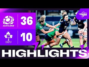 HIGHLIGHTS | Scotland v Ireland | 2023 TikTok Women's Six Nations