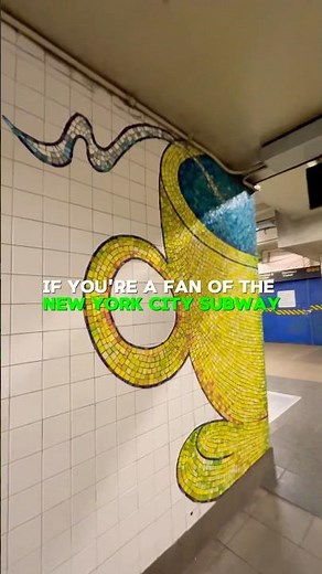 NYC Subway Art Tour 🚇 | Elizabeth Murray’s “Blooming” Mosaic at 59th Street Station