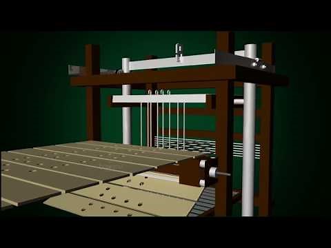 Jacquard Design Machine Simulation 3D