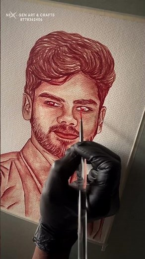 🩸Blood art of girl or boy friend and family’s #bloodart #surprisegift #love #giftideas #emotional