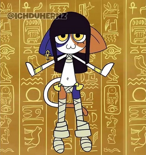 Meow Skulls egypt trend #animatic #animation #drawing #catdance #meowskulls #fortnite