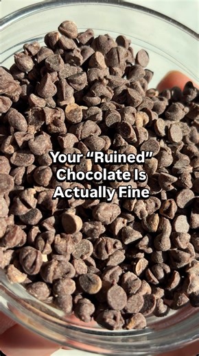 Cook's Illustrated on Instagram: "Don’t toss that chocolate! @chef.eric.explains shows why that dusty look isn’t mold, it’s bloom, and it’s totally safe to bake with.⁠ ⁠ Keep it tightly wrapped in a cool, dark spot…or just turn it into cookies and call yourself a hero."