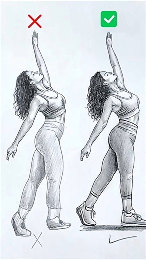 How to draw poses correctly! ✏️✨ #art #drawing #iqtest #artist #drawinglab #drawyourself #drawmore