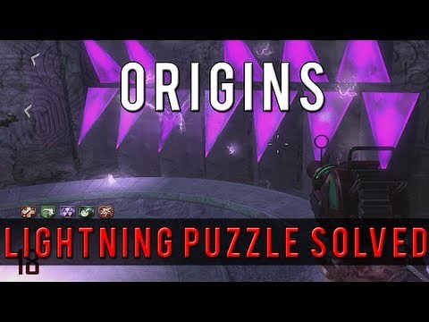 ORIGINS - HOW TO SOLVE THE LIGHTNING STAFF PUZZLE TUTORIAL (Black Ops 2 Zombies)