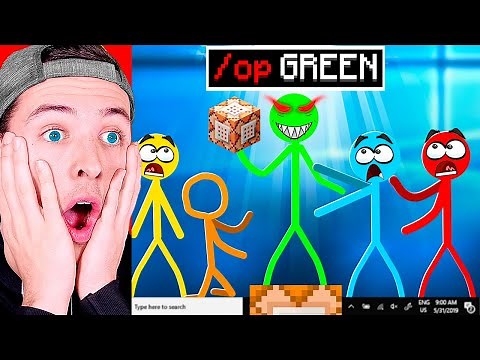 Reacting To EXTREME Animations vs Minecraft (COMMAND BLOCKS!)