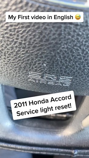 Service light reset #honda #accord #reset #oilchange #precedure #mechanicsoftiktok