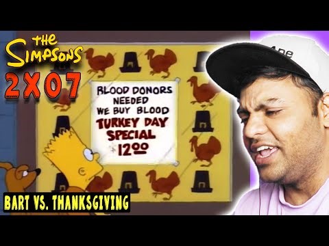 The Simpsons | S2E07"Bart vs. Thanksgiving"| REACTION