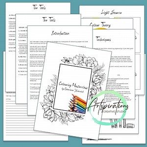 ADULT COLOURING MASTERCLASS - Etsy