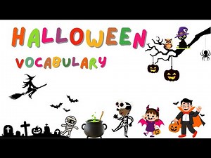 🎃 Halloween Vocabulary | Learn English Words for Kids & Beginners