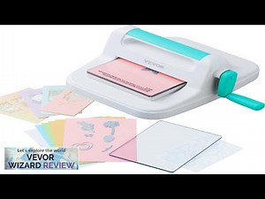 VEVOR Manual Die Cutting Embossing Machine 6" Opening For Art Craft Scrapbooking Review