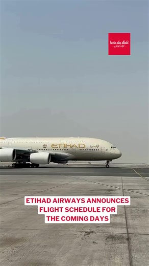 Etihad Airways Flight Update for Travelers