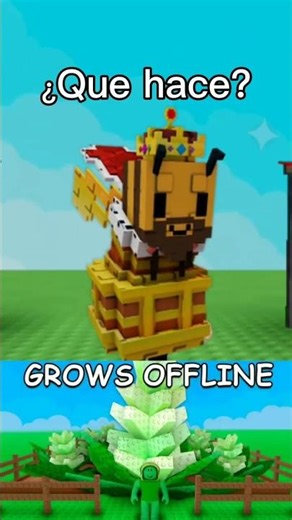 What does the King Bee do in Grow a Garden #growagarden #roblox #growagardenroblox