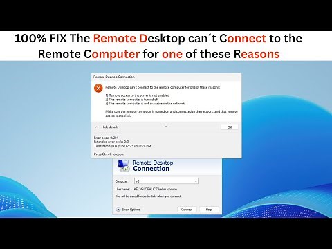 Remote Desktop Error: ‘Can’t Connect to the Remote Computer’ – Solved in Minutes!