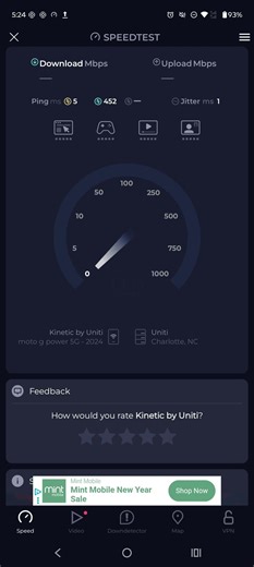 kinetic by Windstream Home Internet Speed Test