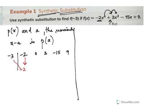 To apply the remainder theorem.