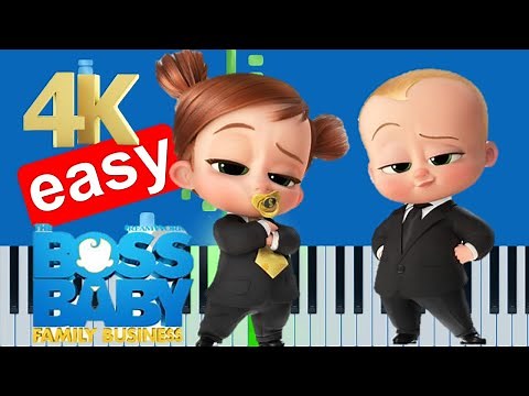 Boss Baby - Together We Stand (Slow Easy Medium) Piano Tutorial 4K