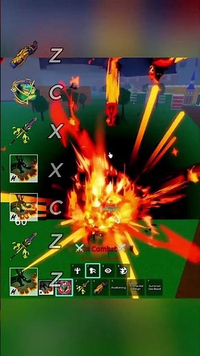 Combo With Uzoth’s Legendary Build!!!! #bloxfruits #roblox #uzoth #dragontalon #combos