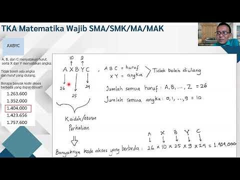 Pembahasan contoh soal TKA Matematika Wajib SMA/SMK/MA/MAK 2025 (Soal Resmi Simulasi TKA Pusmendik)