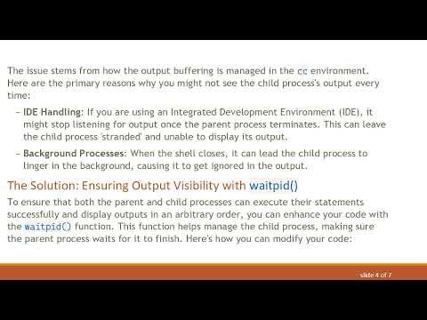 Understanding fork() Behavior in C: Why Your Child Process Might Not Execute