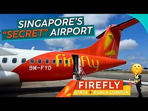 FIREFLY's SECRET ROUTE! ATR72 🇸🇬⇢🇲🇾【4K Trip Report Singapore Seletar to Kuala Lumpur Subang】