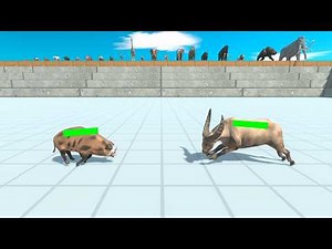 1 vs 1 All Animals Tournament - Animal Revolt Battle Simulator