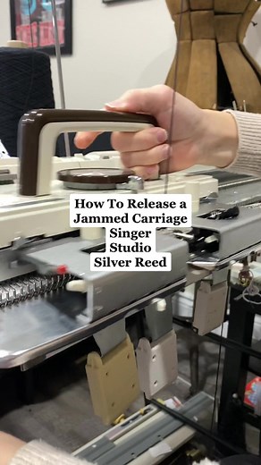 Solving Carriage Jams on Knitting Machine