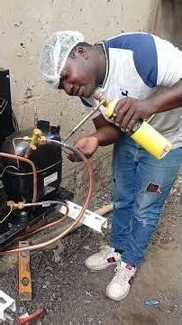 fridge compressor installation