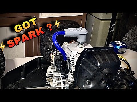 How to install a MSD spark plug wire on a Losi 5ive-T 2.0