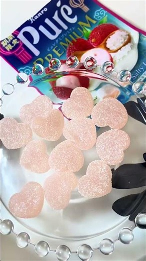 カンロ ピュレグミ PREMIUM 塩ライチ 実食レビュー🧂🫐 | Salty Lychee Gummy Candy