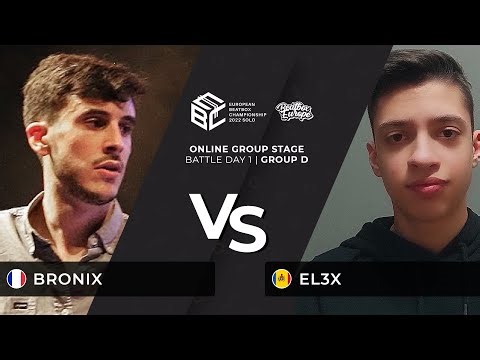 BroniX 🇫🇷 vs. El3x 🇲🇩 // European Beatbox Championship 2022