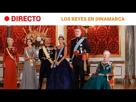 CASA REAL: Los REYES, en la CENA de GALA de MARGARITA de DINAMARCA | RTVE Noticias