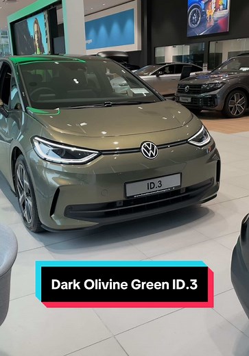 The Urban Cruiser Introducing the 2024 Dark Olivine Green VW ID.3 Now on display at our Sandyford showroom #vwid3 #darkolivinegreen #frankkeanevolkswagen