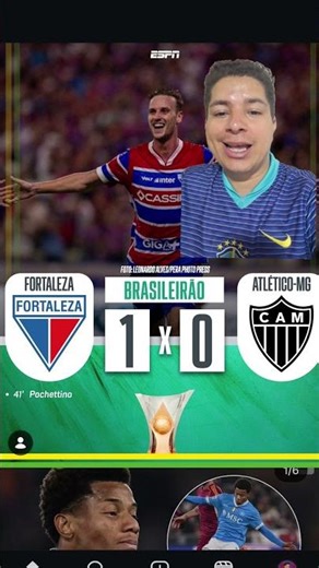 FORTALEZA VENCE O ATLETICOMG NO BRASILEIRÃO #shortvideo #brasileirão #fortaleza #atleticomg