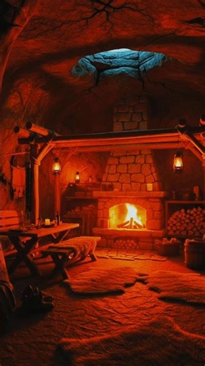 From Hidden Cave to Cozy Survival Hideout #room #viralvideo #foryou #trending