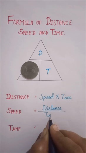 Distance Speed Time Shortcut 🔥 | Maths Trick #shorts#trending