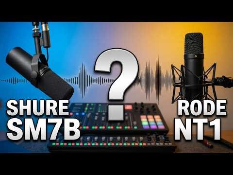 Shure SM7B vs Rode NT1 - Which Microphone Sounds Better?