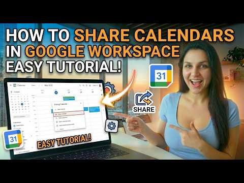How to share calendars in Google Workspace