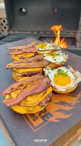Bacon & Egg Burger | Over The Fire Cooking by Derek Wolf