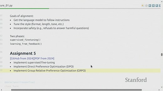 Stanford CS336 Language Modeling from Scratch Spring 2025 Overview and Token