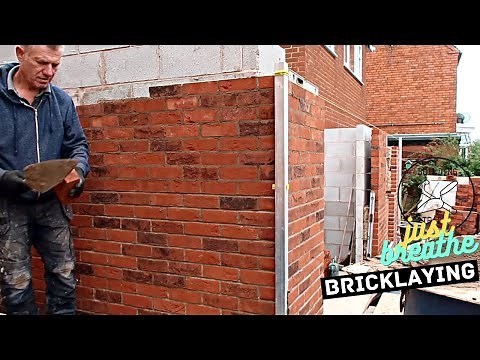 Double storey extension with squint bricks