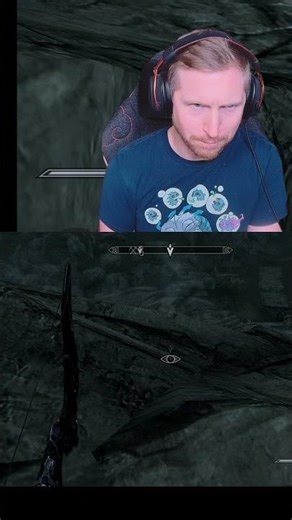 My archery is TERRIBLE in Skyrim #skyrim #gaming #shorts